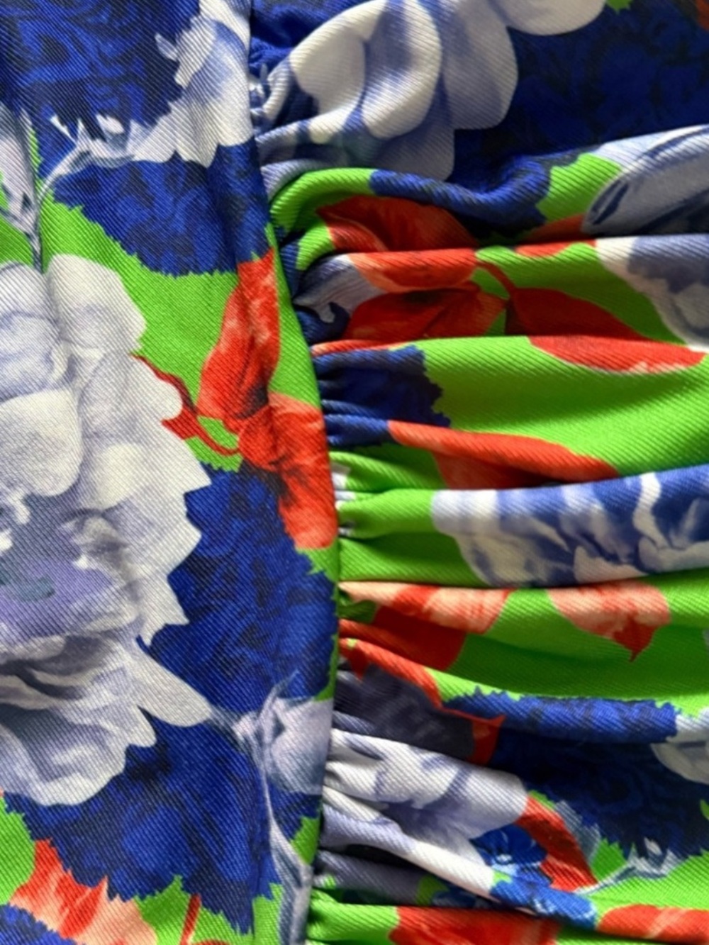 NWT Zara Floral One-Shoulder Bodysuit - Picture 9 of 10